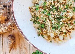 Topinambur Risotto