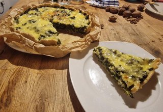 Grünkohl-Quiche