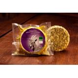 Ziegenkäse mit Tannenspitzenpesto , ca. 180g , Weichkäse