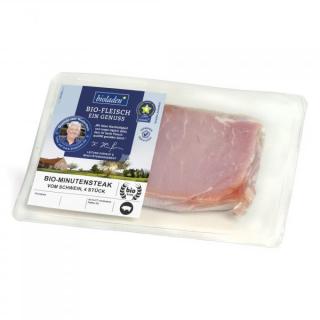 b*  Minutensteak vom Schwein, 300g