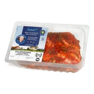 b* Spare Ribs vom Schwein gewürzt 2 Stück , ca. 400g