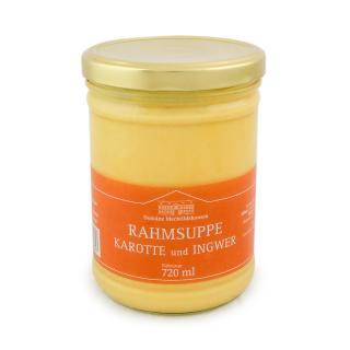 Rahmsuppe Karotte-Ingwer