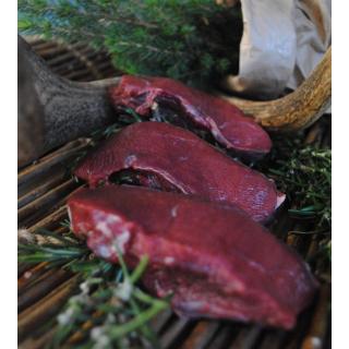 Rothirschmedaillon-Steaks,  4 Stück ca. 400g