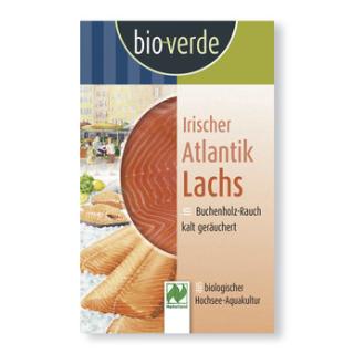 Irischer Atlantik Lachs, geräuchert, 100g