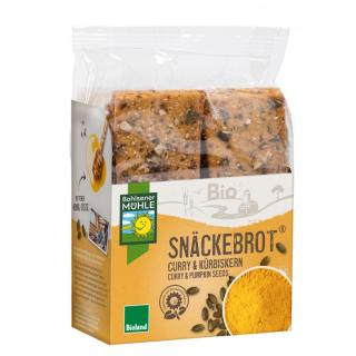 Bohlsener Mühle Snäckebrot Curry Kürbiskern , 200g
