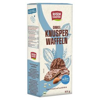 Dinkel Knusper Waffeln Vollmilch, 100g