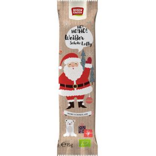 Nikolaus Lolly weiße Schokolade, 15g