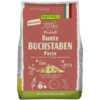 Buchstaben Suppennudeln Semola bunt , 500g