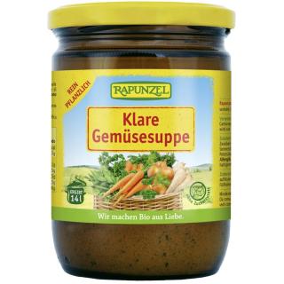 Klare Suppe, mit Bio-Hefe