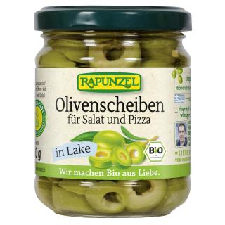 Olivenscheiben für Salat und Pizza, 190g im Glas