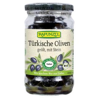 Oliven schwarz, mit Stein, Projekt, 185g