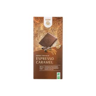 Espresso Caramel Schokolade 100g