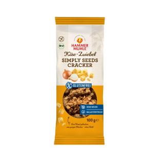 Simply Seeds Cracker Käse Zwiebel , 100g