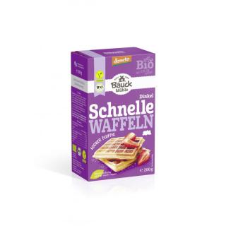 Backmischung Dinkel Waffeln