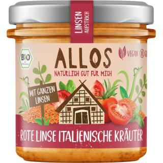 Aufstrich Rote Linse Italienische Kräuter  , 140g