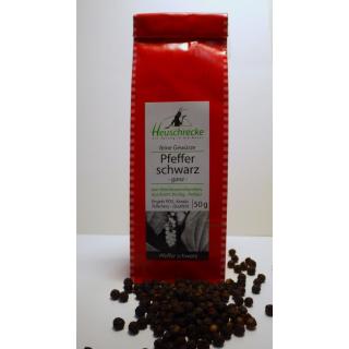 Pfeffer schwarz ganz 50g