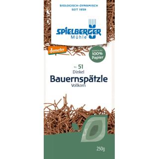 Dinkel Vollkorn Bauernspätzle