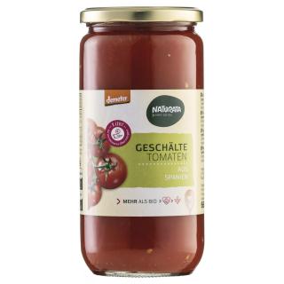 Tomaten geschält im Glas , 660g