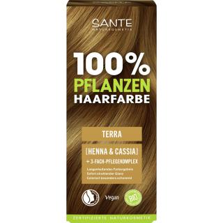 Pflanzen Haarfarbe Pulver 04 Terra, 100g