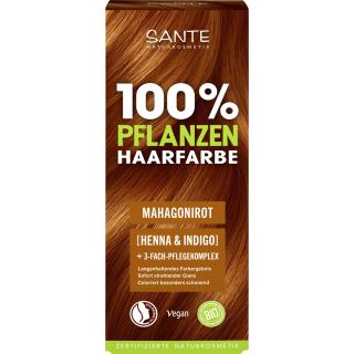 Pflanzen Haarfarbe Pulver 07 Mahagonirot, 100g