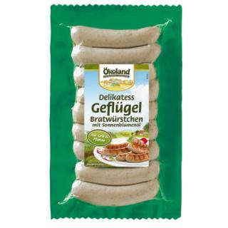 Geflügel Bratwürstchen, 9 Stück