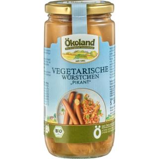 Vegetarische Würstchen pikant im Glas , 200g