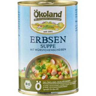 Erbsensuppe m. Würstchenscheiben , 400g