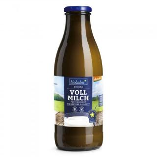 b*  Demeter Vollmilch, 3,8%,   1l, in der Mehrwegflasche