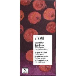 Edel Bitter Cranberry, 80g