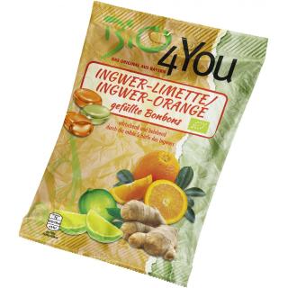 Ingwer Limette und Ingwer Orange Bonbons, 75g