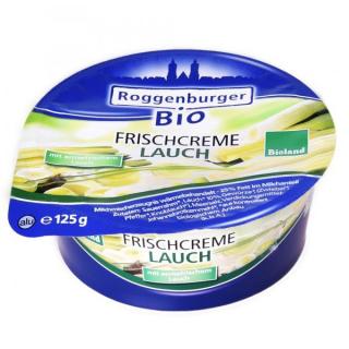 Frischecreme Lauch, N 25%, locker, 125g, leichte Creme mit nur 25% Fett