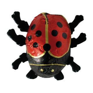 Glückskäfer mit Nougatfüllung Zartbitter, 14g