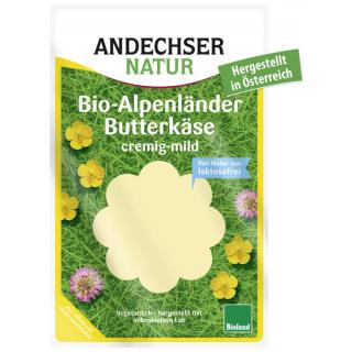 Alpenländer Butterkäse in Scheiben 50% laktosefrei