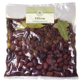 -GV-  1kg   Griech. Kalamata Oliven, ohne Stein natur