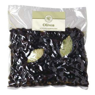 -GV- Marokkanische  Oliven getrocknet, schwarz, 1kg