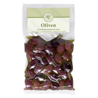 Griechische Kalamata Oliven ohne Stein, 150g