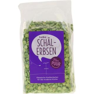 Halbe Schälerbsen, grün 500g