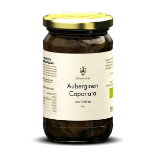 Auberginen Caponata von Sizilien, traditionell , 250g