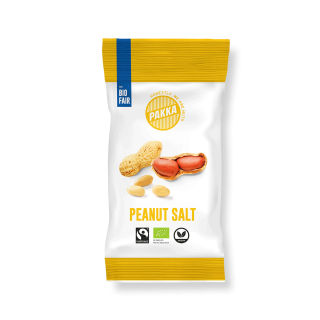 Erdnüsse geröstet mit Meersalz , 35g