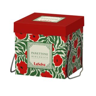 Panettone classico "Mohnblume" im Karton , 500g