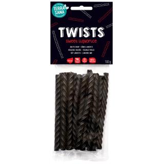 Lakritz Stangen Twist süß , 100g