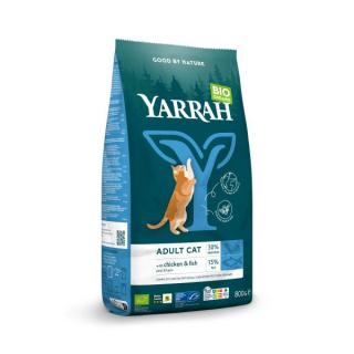 Katzenbrocken Huhn Fisch Adult, Premium Katzenfutter, Trocken , 800g