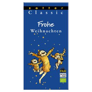 Zotter Schokolade, Frohe Weihnachten , 70g