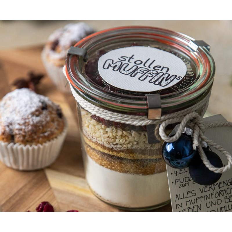 Stollen Muffins zum Genießen oder Verschenken