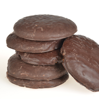 Elisen-Lebkuchen, 5 Stück, schokoliert