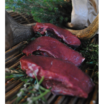 Rothirschmedaillon-Steaks,  4 Stück ca. 400g