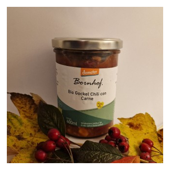 Gockel Chili con Carne, Demeter vom Bornhof , 400ml