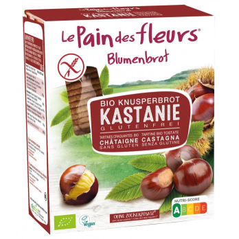Blumenbrot Kastanie, glutenfrei
