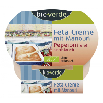 Feta-Creme Knoblauch-Peperoni 125g, N 45%