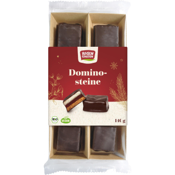 Zartbitter Dominosteine, 140g, vegan